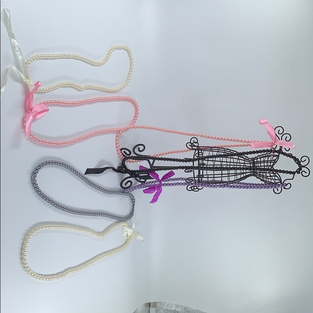 Bundle bead necklace 7 pieces